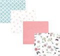 Hudson Baby Unisex Baby Cotton Flannel Receiving Blankets, Hummingbird Garden, One Size