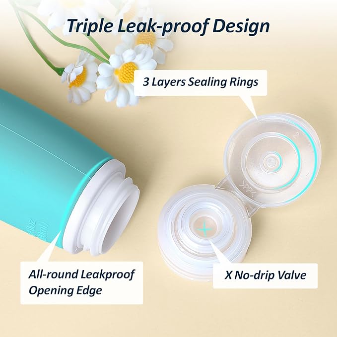 PACKISM 6 Pack TSA Approved Travel Bottles Set - Leak Proof 3.4oz Silicone Squeeze Containers for Toiletries, Refillable Accessories for Shampoo Conditioner Lotion Body Wash, BPA Free (Bottles Only)