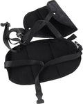 Portable Hanging Foot Hammock Office Foot Rest Pad Black for Travel and Airplane Use