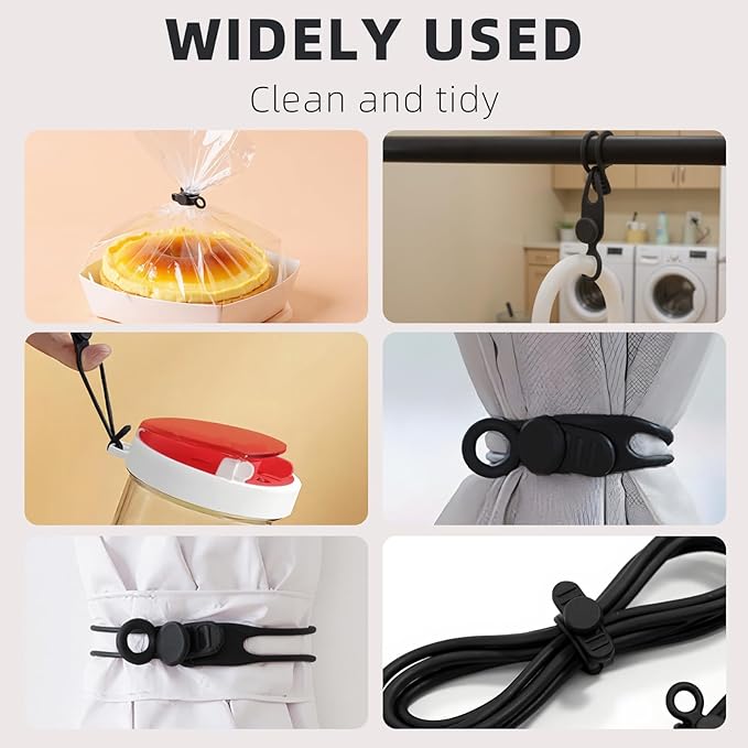Data Cable Organizer, 2025 New Elastic Silicone Cable Straps Cord Organizer, Reusable Cable Ties Wire Organizer for Bundling and Fastening Earphone, Phone Charger (18 Pcs)
