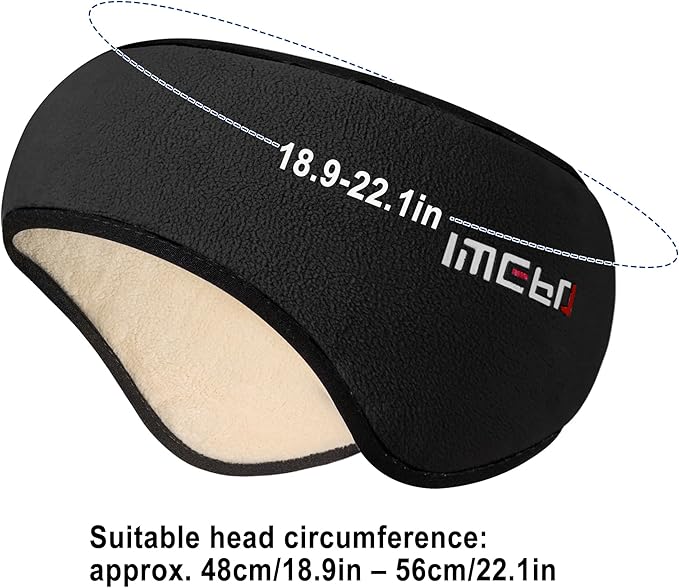 Sleep Mask & Earmuffs for Sleep - 2 in 1 Eye & Ear Mask, Comfortable & Soft for Side Sleepers (Black)