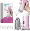 Portable Bidet - 250ml Tank Peri Bottle for Women with 5 Pressure Modes, 8 Replaceable Nozzles and 2000mAh Rechargeable Battery for Travel and Postpartum Use (Purple)