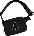 Uygafly Birthday Gifts for 6 7 8 9 10 11 12 13 14 15 16 Year Old Girls,Belt Bag Fanny Pack Crossbody Bags Purse for Kids,Cute Teen Trendy Stuff Travel Essentials | Black,Black A