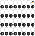 Moxweyeni 32 Pack Combination Wire Lock 3 Digit Small Combo Luggage Number Cable Padlock Outdoor Waterproof Resettable Lock for School Gym Locker Travel Backpack Suitcase Storage (Black)