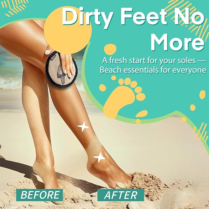 Beach Sand Remover Sand Eraser Kids Women Men Family 2024 Summer Vacation Essentials Cruise Must Haves Day Travel Accessories Supplies Gear Stuff Necessities Items Thing Gadgets Wear Needs Gift 3Pcs