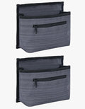 ZHCHG 2 Pack Luggage Travel Cup Holder Attachment for Suitcase Drink Carrier Caddy, Coffee Mug and Tumblers, Traveler Carry on Hands Free Accessory- Gifts for Flight Attendants Travelers Accessories