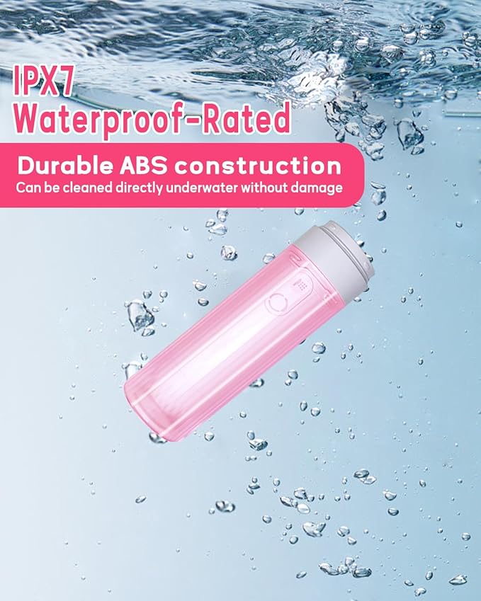Portable Bidet - Handheld Travel Bidet with 3 High Spraying Modes, USB-C Rechargeable and IPX7 Waterproof for Women and Men Personal Hygiene Cleaning/Soothing Postpartum Care