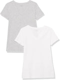 Amazon Essentials Women's Regular-Fit Short-Sleeve T-Shirt (Crewneck and V-Neck Options), Multipacks