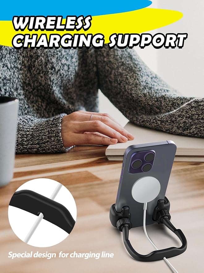 Teens Boys Adults Kids Men Gifts: Thumbs Up Lazy Phone Stand Cell Phone Holder for Desk Funny Gift for Teenager Girl Him Men Women Wife Cool Gadgets Stuff Stocking Stuffers Birthday Gifts Ideas
