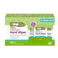 Boogie Antibacterial Hand Wipes, Alcohol Free, Hypoallergenic and Moisturizing Aloe, For Kids and Adults - 30 Wipes (Pack of 1)