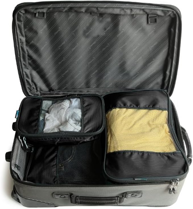 TravelWise Packing Cubes - 3 Piece Set (Black)