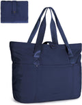 BAGSMART Tote Bag for Women, Foldable Tote Bag With Zipper Travel Large Shoulder Bag Handbag for Work