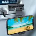 Wicked Chili 1x Airplane in Flight Phone Holder | Travel Essential Gadget for Plane | Universal Foldable Pocket Size Smartphone Mount | 360° Rotation | Train Work Monitor Kitchen & Video (Patented)