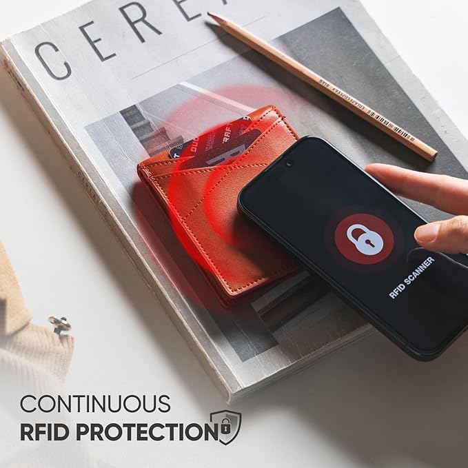 DUGRAFT 2 Pack RFID Blocking Card, One Card Protects Your Entire Wallet, NFC Contactless Signal Blocker, Credit Card Protector, Rfid Card BLocker