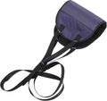 Kichvoe Travel Footrest Hammock for Long Flights, Adjustable Airplane Footrest Sling with Dark Blue Breathable Mesh, Portable Leg Rest for Office and Airplane Use