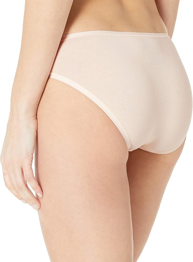 Amazon Essentials Women's Breathable Cotton Bikini Brief Underwear with Full Coverage, Multipacks