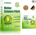 Motion Sickness Patches Non-Drowsy Formula Prevents Car, Airsick, Altitude Sickness, Sea & Motion Rides Travel Essentials for Adults & Kids Long-Lasting up to 72 Hours (60Pcs)