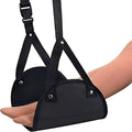Foot Rest, Airplane Made with Premium Foam, Head Hammock Portable Travel Footrest Flight Carry-On Adjustable Height Travel AccessoriesHammock, Black