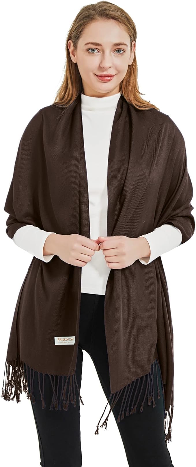Soft Silky Pashmina Shawl Wraps Solid Colors Scarf for Wedding Evening Dresses