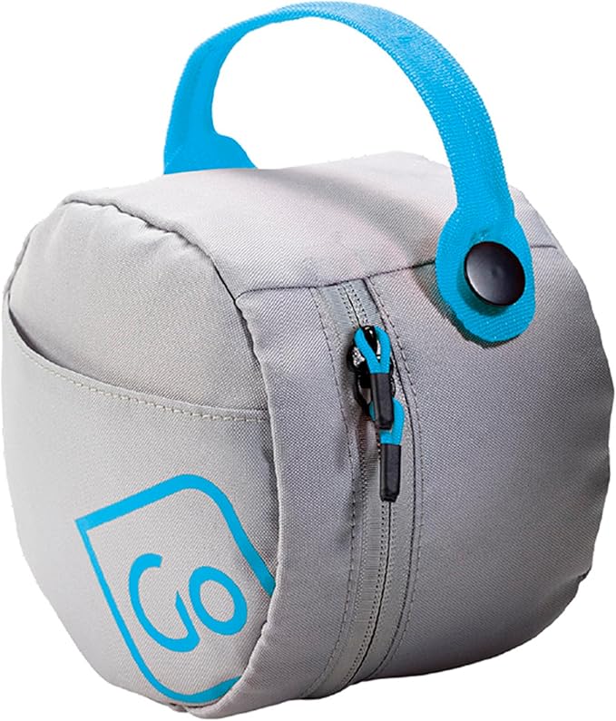 Universal Travel Pillow Packer, Compatible with Most U-Shaped Memory Foam Neck Pillows, Roll to Fit, Perfect for Airplane, Bus, Car, and Train Journey, Travel Essentials, Blue