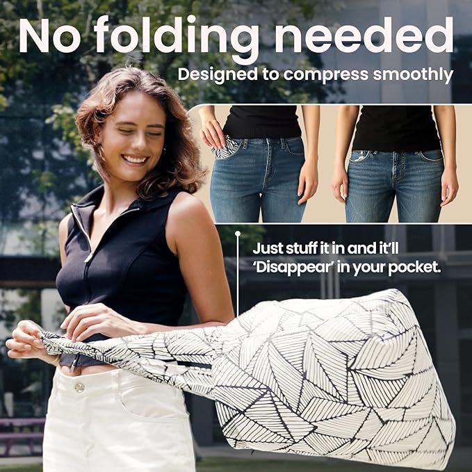 Nanobag Ultralight Foldable Tote for Women & Men, Reusable Grocery & Travel Bag, Packable Collapsible Compact Market Essential (Standard Forest)