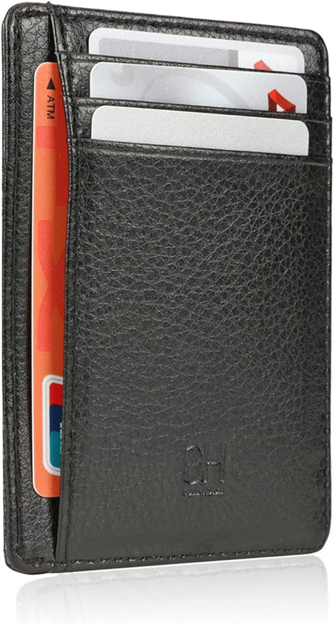 GH GOLD HORSE Slim RFID Blocking Card Holder Minimalist Leather Front Pocket Wallet for Women | Slim, RFID Blocking, Minimalist, Front Pocket