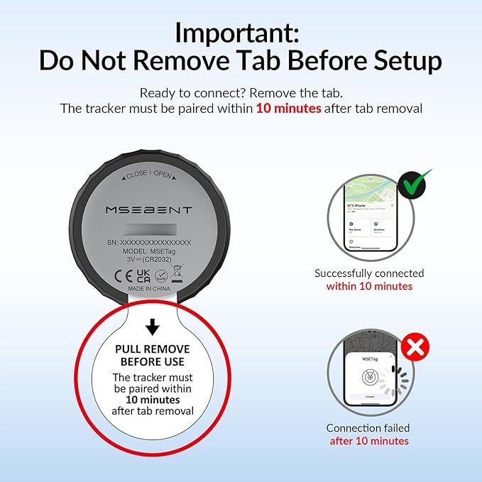 Tracker Tag - 2 Pack [Apple MFi Certified] Bluetooth Trackers Works with Apple Find My (iOS Only) - IP67 Waterproof Item Finders | Track Keys, Wallet, Luggage, Backpack