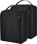 Gloppie Shoe Bags Travel Pouch (2 Pack) - Large Shoes Storage Bag Organizer, Black - Perfect for Men, Women, Business Trips & Gym