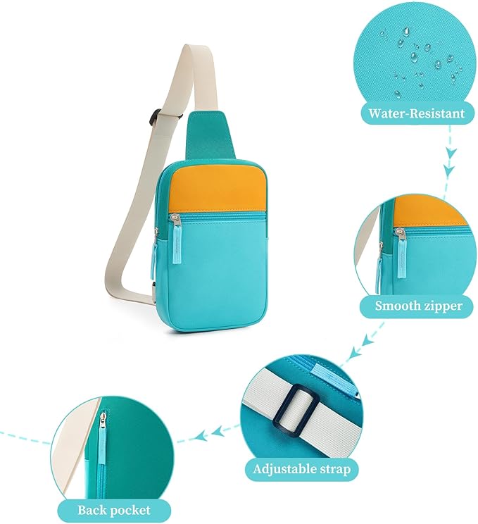Mothers Day Gifts for Daughter, Birthday Graduation Gifts for 8 9 10 11 12 Year Old Teens Girls Her,Fanny Pack Sling Crossbody Bag Belt Bags Purse, Preppy Teen Girl Gift Trendy Stuff Travel Essentials