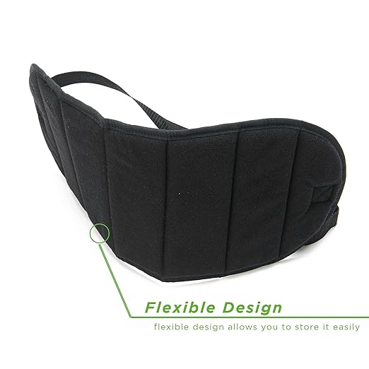 Mind Reader Rest, Ergonomic, Pressure Relief for Comfort, Back, and Body, Foot Plane, Black