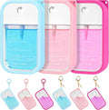 Silicone Case Compatible with Touchland Hand Sanitizer Spray (Fit for 1 FL OZ/30 mL), Protective Case with Keychain