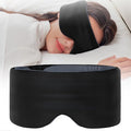 SARISUN Sleep Mask,Eye Masks for Sleep,Dual-Side Blackout Eye Covers for Side Sleeper,No Strap Designed, Adjustable Band, Pressure-Free, Wrapped Around, for Women/Men/Nap/Travel/Yoga - Black