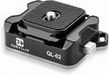 QL-02 Camera Strap Quick Release Kit, 4-Direction Slide-in Plate & Base, Compatible with PD Plate/QL-02 Plate/Arca 38mm, Supports 44 lbs / 20 kg,Compatible with GoPro and DSLR