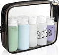 Travel Bottles for Toiletries TSA Approved Travel Size Containers BPA Free Leak Proof Refillable Liquid Silicone Squeezable Travel & HDPE Translucent Flip Top Bottles (Silicone & HDPE Flip Top)