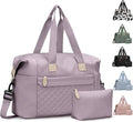 Pritent Travel Duffle Bag, Waterproof Weekender Overnight Hospital Bags for Women Men with Toiletry Bag Lightweight Carry on Personal Item Duffle Gym Bag for Travel, Airplanes, Sports