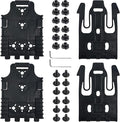 LAFENLIN Gun Case Locks 2 Pack, TSA Approved Case Lock for Gun Case, Handgun Case Padlock for Gun Safe, Air Travel Padlock Hard Pistol Case Lock for Rifles & Shotguns, 3 Digits Heavy Duty TSA Locks