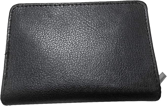 2 Pack Credit Card Holder Wallet RFID Blocking Leather Wallet for Men and Women with Zipper, Huge Storage Capacity,36 Slots