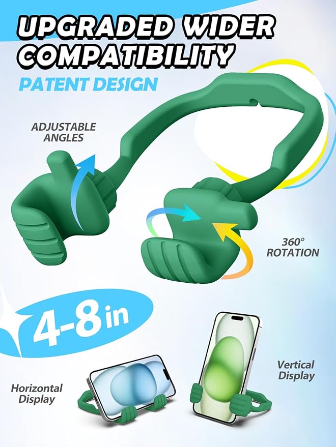 Gifts for Teens Boys Girls Cell Phone Holder: Mens Gifts for Women Adults Thumbs Up Phone Stand Gifts for Kids Teenager Husband Wife Dad Mom Cool Gadgets Ideas Stocking Stuffers Birthday Gift