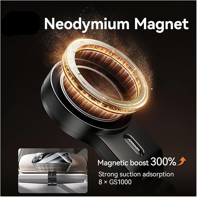 Compatible Joyroom Magnetic Airplane Phone Holder Travel Essentials Flexible Rotation Hands-Free Mount for iPhone 15 Series