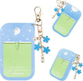 Silicone Case Compatible with Touchland Hand Sanitizer Spray Mist 1 oz with Flower keychain