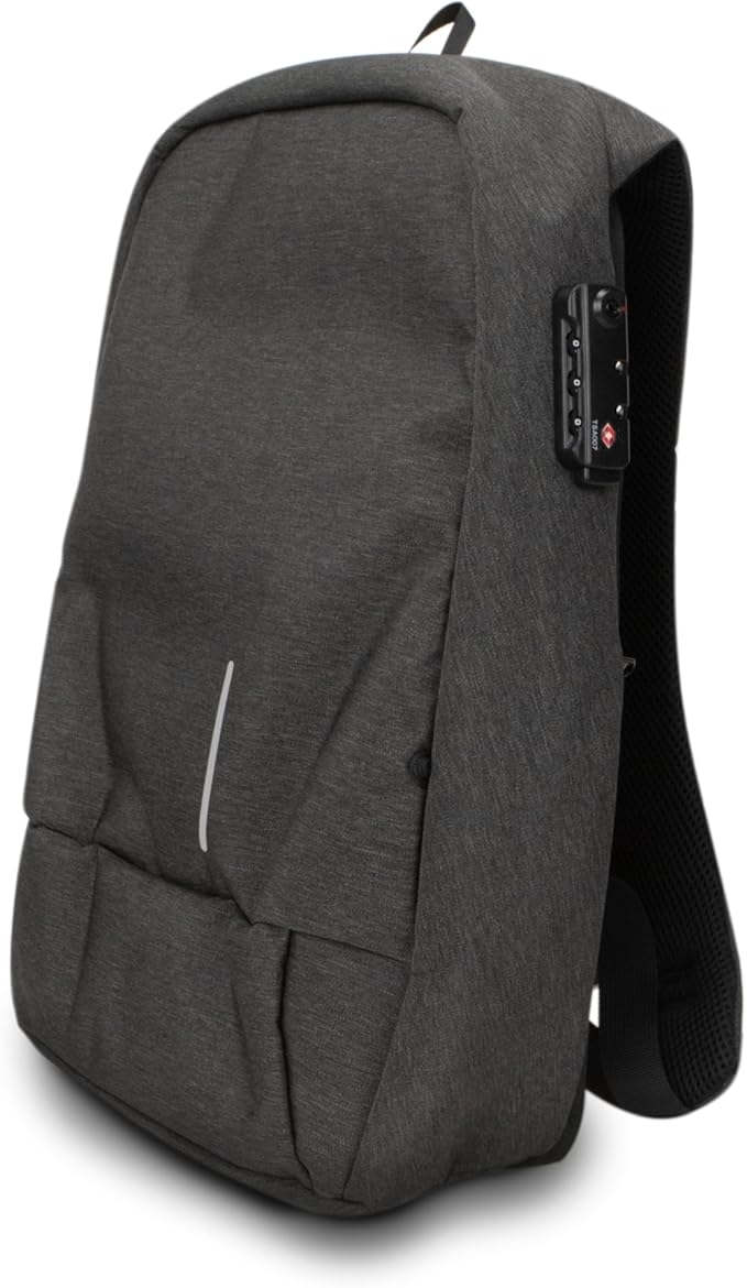 AT&T Essentials 15" Laptop Backpack - School/College Bag with USB Port, TSA Lock, Anti-Theft & Waterproof