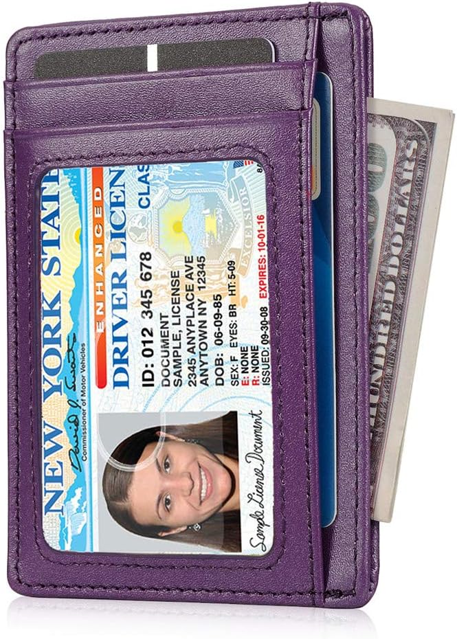 GH GOLD HORSE Slim RFID Blocking Card Holder Minimalist Leather Front Pocket Wallet for Women | Slim, RFID Blocking, Minimalist, Front Pocket