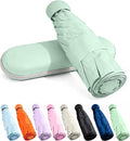 MRTLLOA Travel Essentials Mini Umbrella with Case for Purse - Small Compact & Lightweight, UV Sun Protection, Manual Open/Close for Pocket Umbrella(Women/Men/Kids)