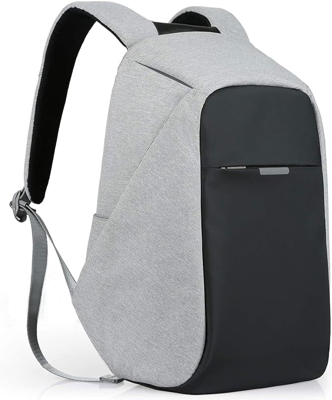 oscaurt Anti Theft Backpack 15.6 Inch Laptop Travel Backpack with Hidden Zipper and USB Charging Port Waterproof Business Computer Bag for Men & Women