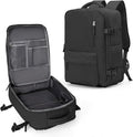 VECAVE Carry On Backpack for Women,Large Travel Backpack Flight Approved,Waterproof 15.6 Inch Laptop Backpack Business Work Backpacks Men Mochila De Viaje Black