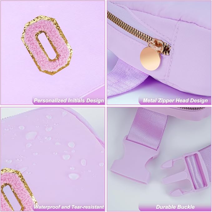 Uygafly Birthday Gifts for 4 5 6 7 8 9 10 11 12 13 Year Old Girls,Graduation Gifts for Teens Kids Daughter Sister Her,Fanny Pack Crossbody Bag Belt Bag Cute Trendy Stuff | Lavender,O