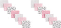 Hudson Baby Unisex Baby Cotton Flannel Receiving Blankets Bundle, Toile, One Size (Pack of 2)