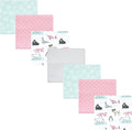 Hudson Baby Unisex Baby Cotton Flannel Receiving Blankets Bundle, Girl Arctic Animals, One Size