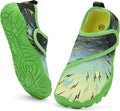 Kids Water Shoes Boys Girls - Wide Toe Box Quick Dry Barefoot Shoes Breathable Non Slip Aqua Athletic Sneakers for Swim Beach Pool Kayak Hiking Sand Walking Travel Essentials (Little Kid/Big Kid)