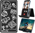 Airplane Travel Essentials for Flying Flex Flap Cell Phone Holder &Flexible Stand for Flying, Traveling, in-Flight, Zoom Video Calls, Books – Airplane Travel Essential, Red